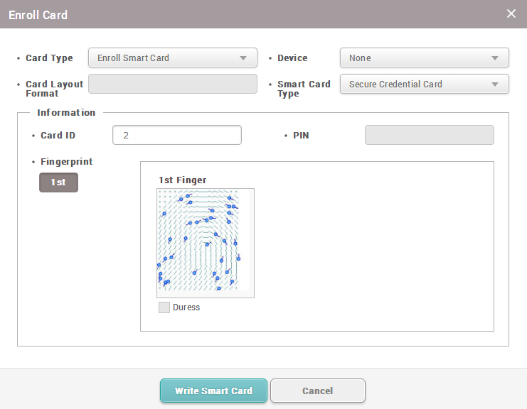 How to issue smart cards BioStar 2
