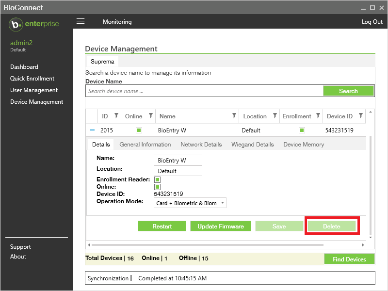 How to Add and Configure Devices in BioConnect Enterprise