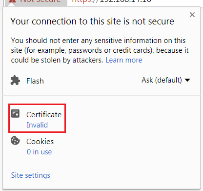 Changing the Server IP Register / Resolving HTTPS Not Secure Issue