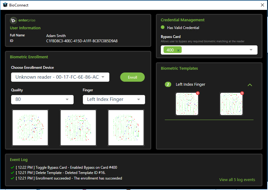 Features of Deep Embed in Security Desk